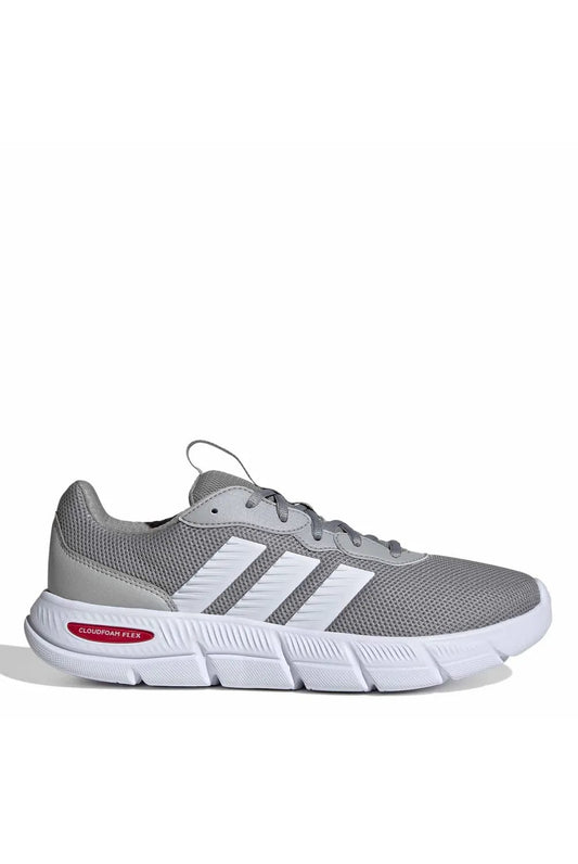 Tenis Adidas Cloudfoam Flex - Laces Gris Hombre